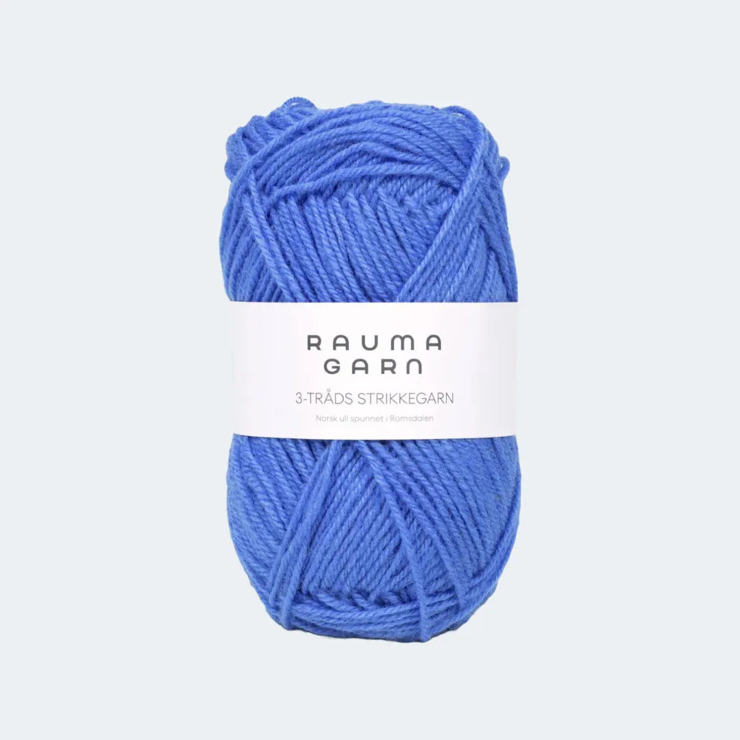 Rauma 3-tråds Strikkegarn